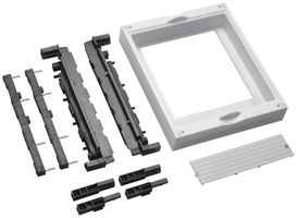 Baustein Hager univers N 300×250mm für D-Sicherungssockel 60mm waagrecht