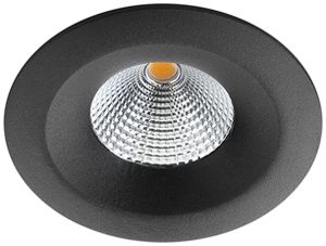 Downlight LED SG UniLED IsoSafe 7W 630lm 930 IP20/IP54 42° VAR Ø94mm noir