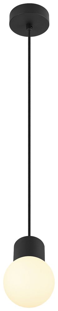 Pendelleuchte SLV VARYT E14 1×6W DIM Ø76×80mm schwarz