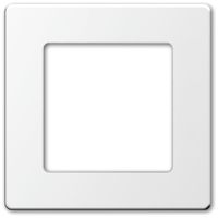 Abdeckrahmen Somfy Smoove 1×1, pure