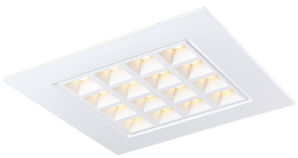 EB-LED-Deckenleuchte SLV PAVANO 620×620 700mA 25W 3200lm 3000K weiss