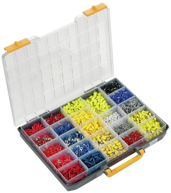 Sortimentskasten Weidmüller Crimp-Set Kontakte