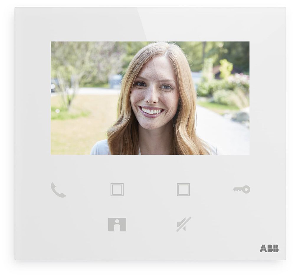 Video-Hausstation ABB-Welcome M22401-W-04 WLAN mit Touch-Display 4.3'' weiss