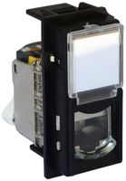 Prise de données Living Now catégorie 6A UTP 1 module noir