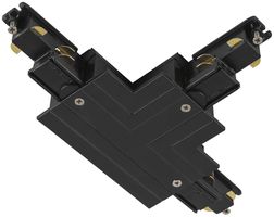 T-Verbinder SLV S-TRACK DALI 5-polig Erdung innen links schwarz