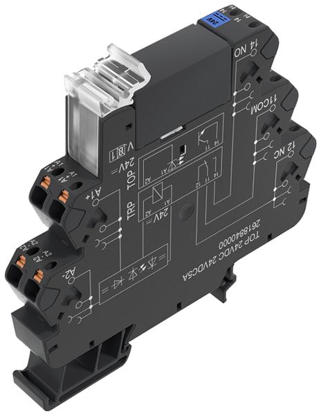 Halbleiterrelais WM TOP NO MOSFET 19.2…28.8VDC 5A/33VDC push-in