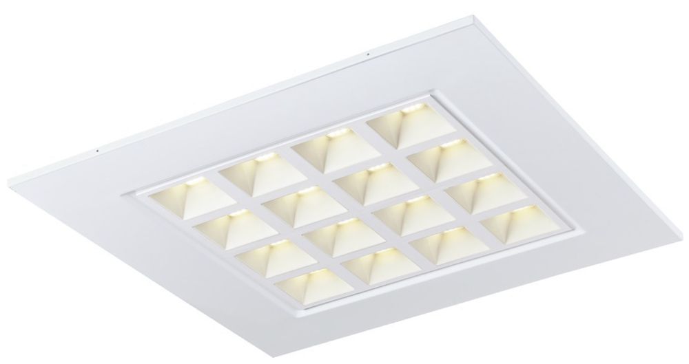 EB-LED-Deckenleuchte SLV PAVANO 620×620 700mA 25W 3350lm 4000K weiss
