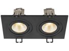 EB-LED-Spot SLV NEW TRIA 14W 640lm 930 38° DIM 170×90mm schwarz 2×Spot