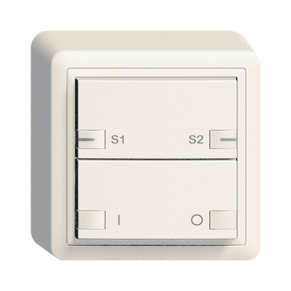 Tasto AP ZEP ON-OFF scena 1c/2t st.c/sec. EDIZIOdue bianco