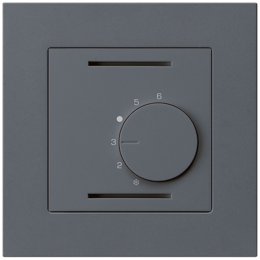 UP-Raumthermostat kallysto.pro anthrazit ohne Schalter