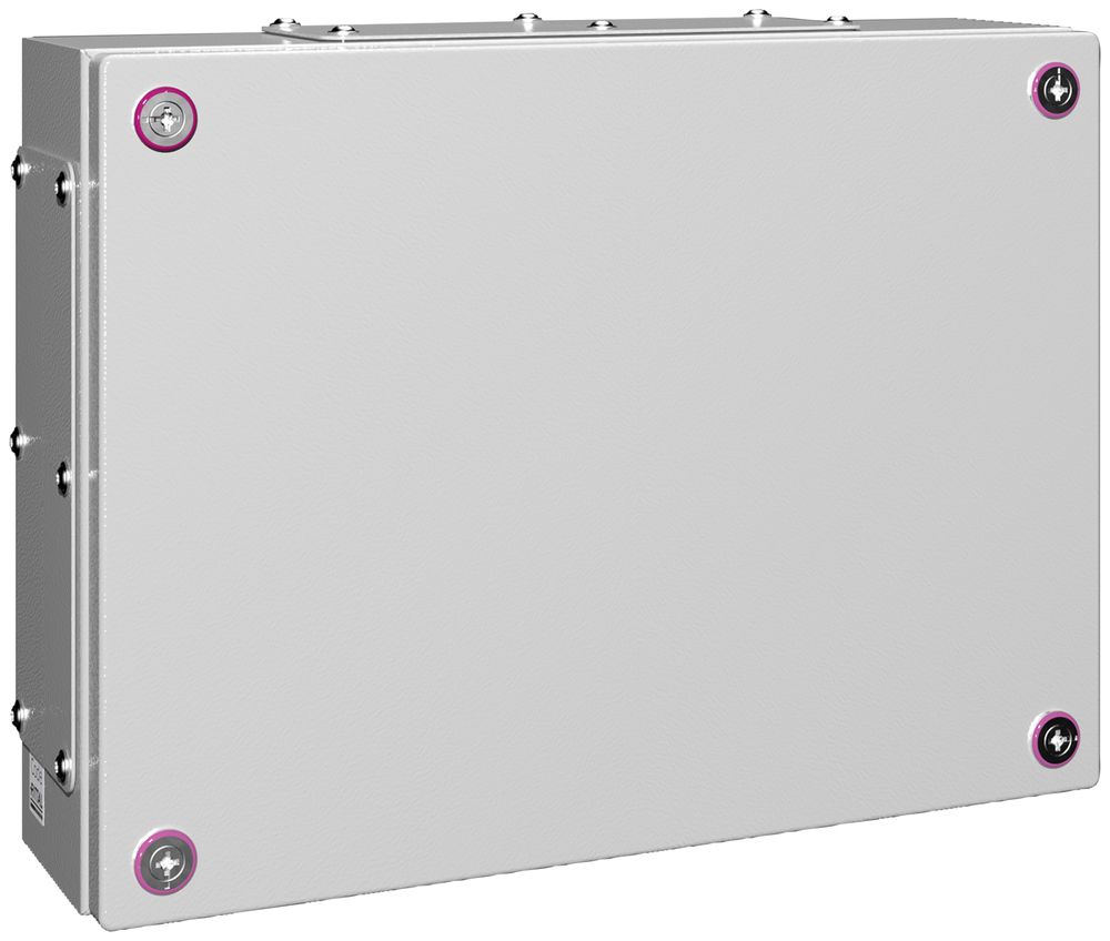 Petit boîtier Rittal KX Jonction, platine, IP55, 400×300×120mm, tôle d'acier