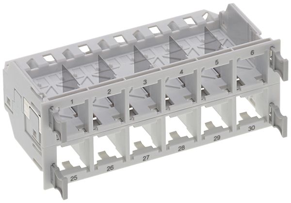 Supporto per modulo HD grigio chiaro per 4×12 moduli, non schermato