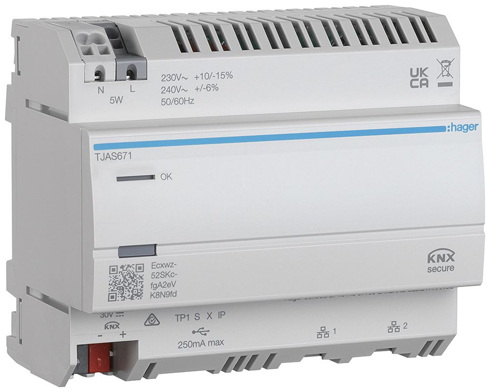 Serveur AMD Hager domovea basic KNX 230VAC 6 modules