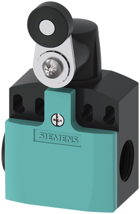 Interruttore di posizione Siemens 3SE5 50 1Ch/1R leva rotella corta sint.