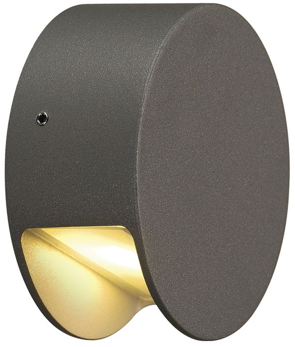 Applique LED SLV PEMA, 4.7W 110lm 3000K IP44 anthracite