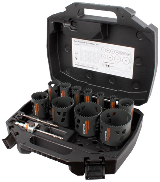 Jeu de scies à cloche MANDREX UltraXcut 14 outils