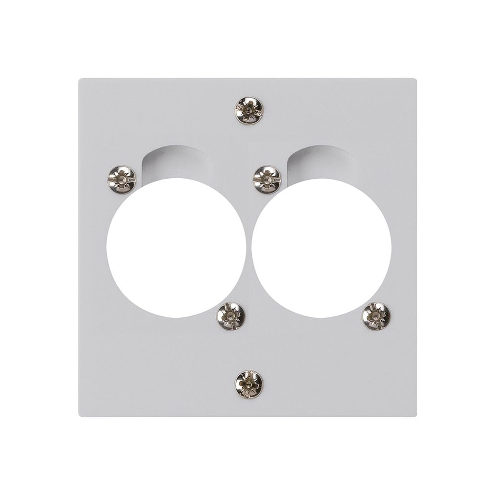 UP-Montageset für 2 XLR hellgrau kallysto