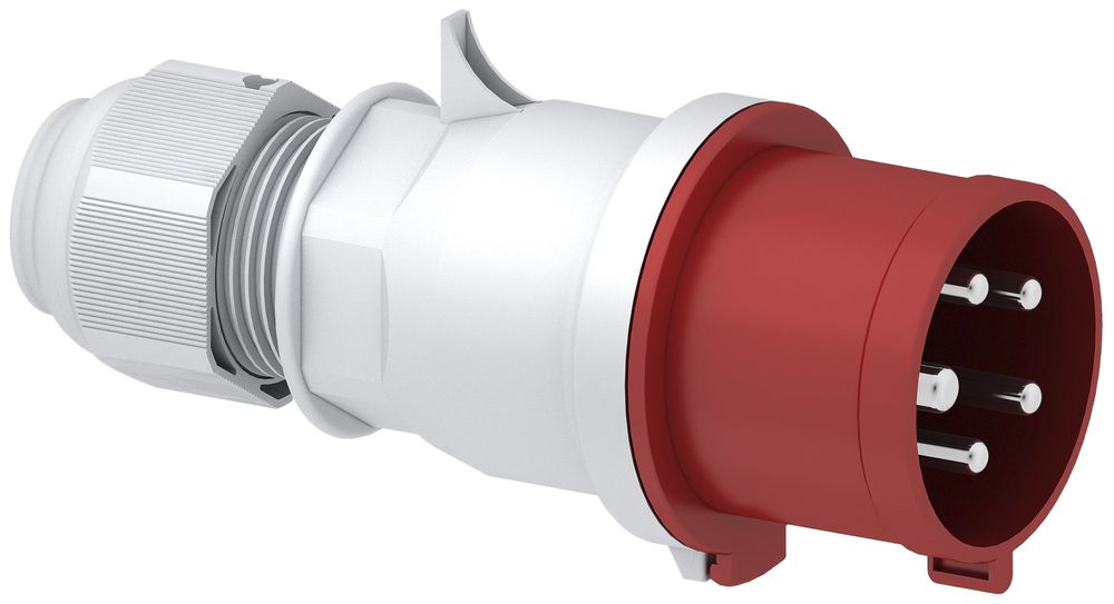 Fiche mobile CEE Bals 5P 32A 400V 3h rouge IP44 nick.Quick C.