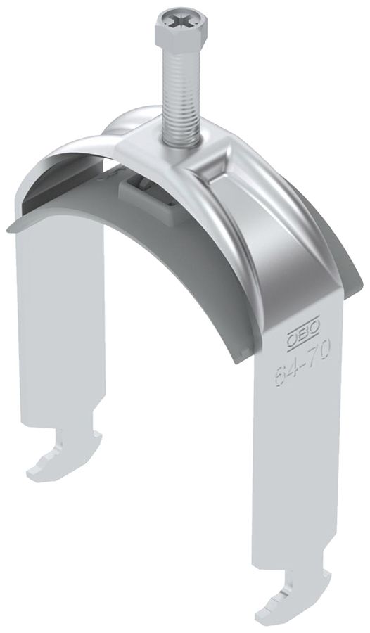 Fixation rapide BET 2056 pied à H matière synthétique 64…70mm 1×câble aluminium