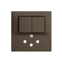 Frontset EDIZIOdue coffee 60×60mm T12