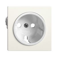 Frontplatte EDIZIOdue Schuko weiss
