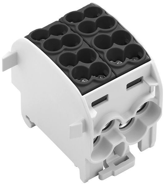 Bloc de distribution WM WPD 201 1P 152A 4×entr 4×sort 1.5…16mm² 1.5…25mm²