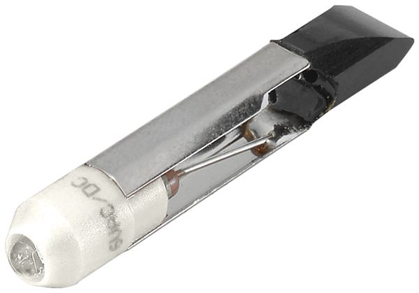 LED single EAO T6,8 24VAC/DC, 9mA/17mA, weiss