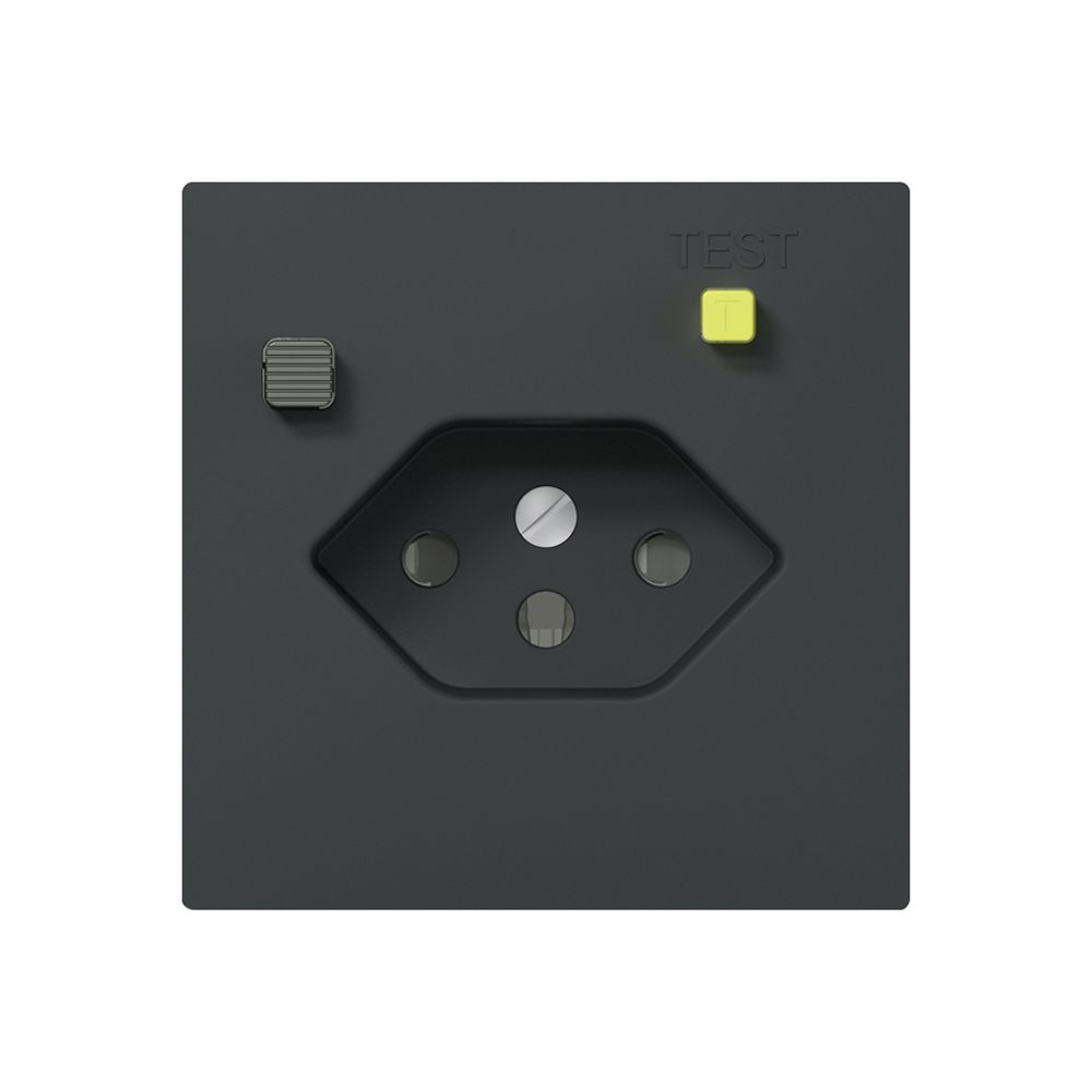 UP-FI-Steckdose SIDUS E T13 30mA, shutter, anthrazit