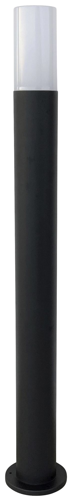 LED-Wegeleuchte Z-Licht PLSK 12W 900lm 3000K IP54 Ø140×1000mm schwarz