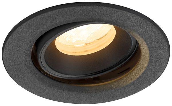 LED-Downlight SLV NUMINOS MOVE XS 6.9W 950lm 3000K MB DALI Ø80×53 schwarz