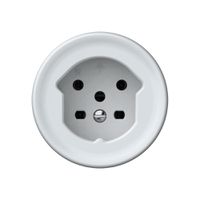 Steckdose origin 1×Typ 15 10A 230V 60×60mm weiss