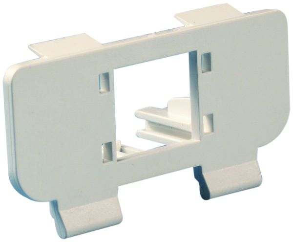 Support de prise 1×RJ45 blanc R&M freenet