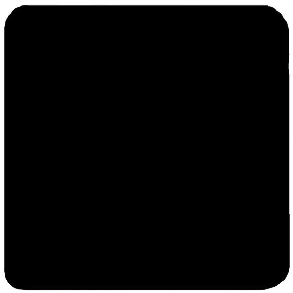 Plaque de recouvrement I sans alésage noir