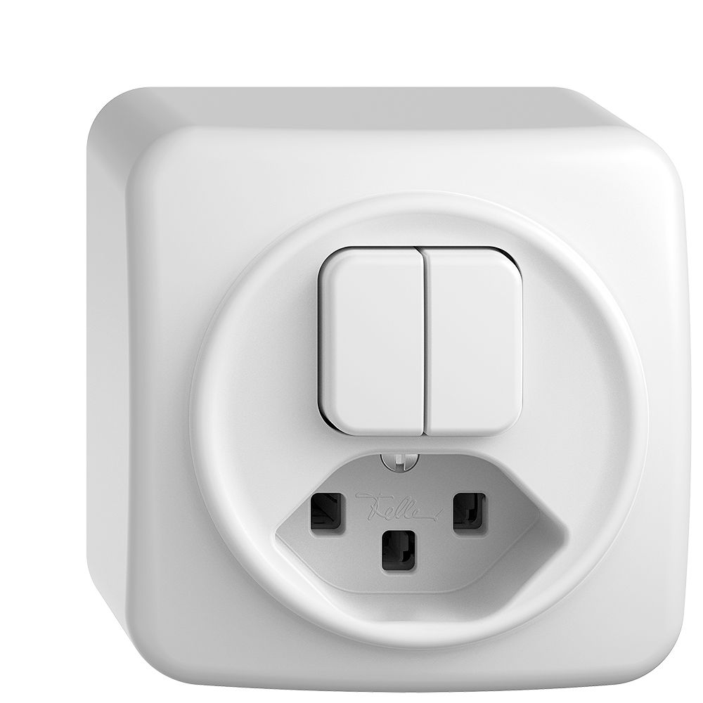 AP-Kombination 1/3+3/1L+T23 16A STANDARDdue weiss