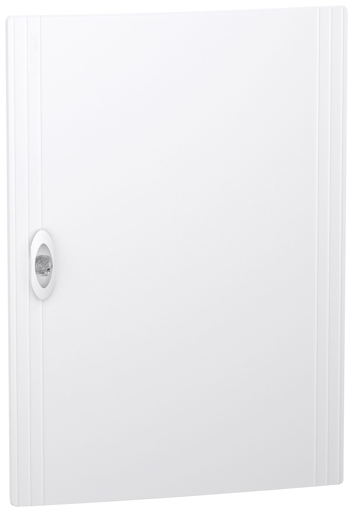 Tür SE PrismaSeT XS für 3×18TE voll Kunststoff weiss 426×600×20mm