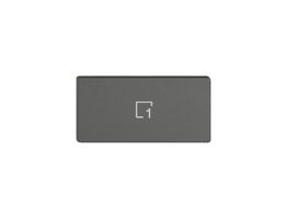 Taste 1/2 EDIZIO.liv Wiser mit SNAPFIX® vert.mit Symbol Szene 1 dgu