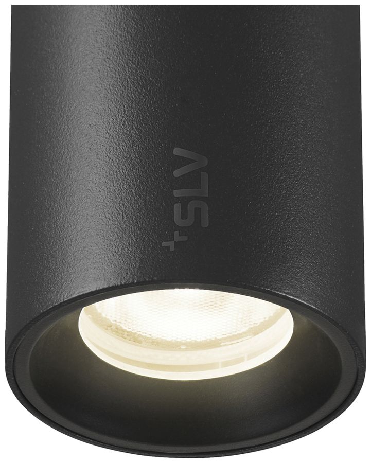 LED-Pendelleuchte SLV NUMINOS XS 48V AD 8.7W 720lm 940 DALI Ø50 schwarz/schwarz