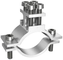 Bride de mise à terre AGRO 1…1 1/4" (33.5…41.9mm), 2×4…50mm²/Ø8mm