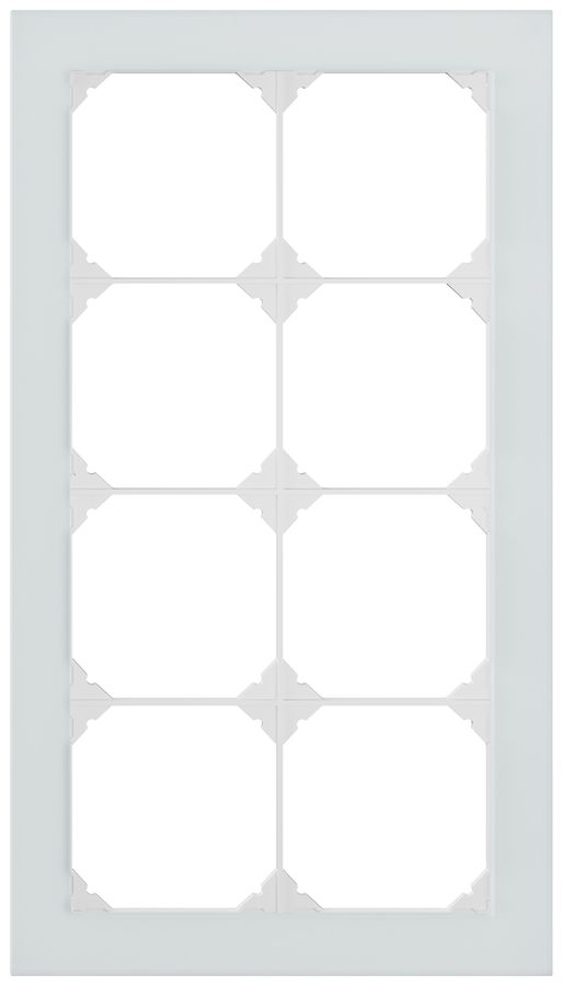 UP-Abdeckrahmen EDIZIO.liv prestige SNAPFIX® 4×2 154×274mm spiegel satin