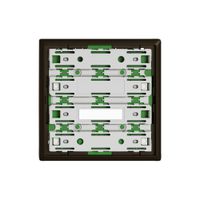 Frontplatte EDIZIO.liv UNI SNAPFIX® 60×60mm umbra