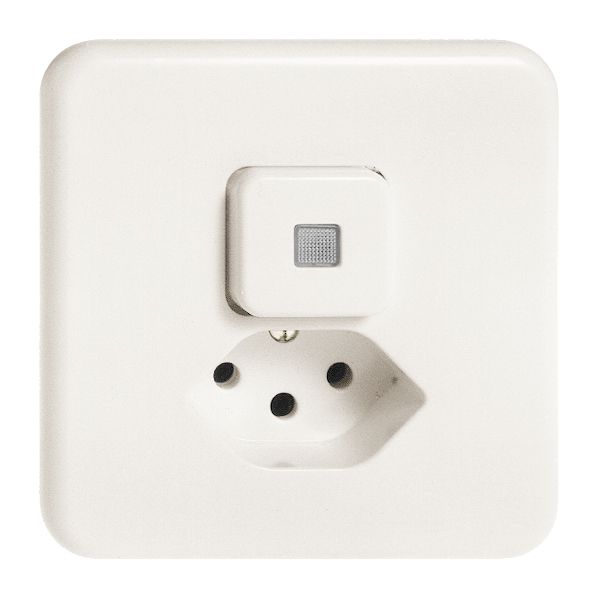 UP-Leuchtkombination 3/1L+T13 FH weiss, LS, mit Linse, LED gelb