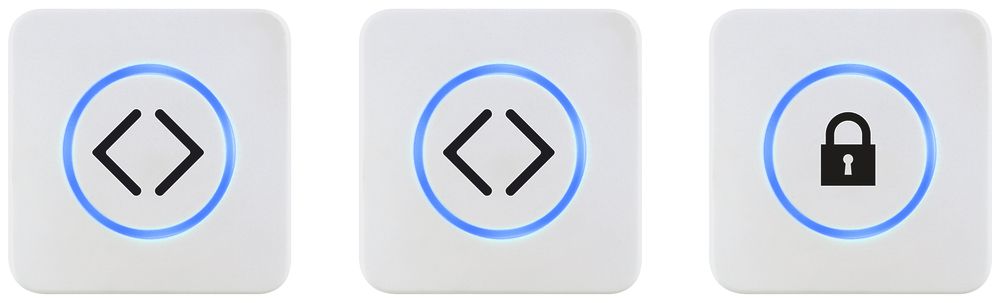 Jeu de détecteur de proximité BBC Bircher CleanSwitch Lock Set WC