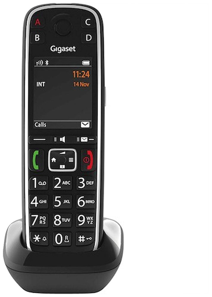 Telefon schnurlos Gigaset E720HX 14h Freisprechen CLIP schwarz