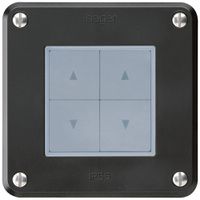 UP-Storenschalter robusto IP55 schwarz mit 4 Funktionstasten