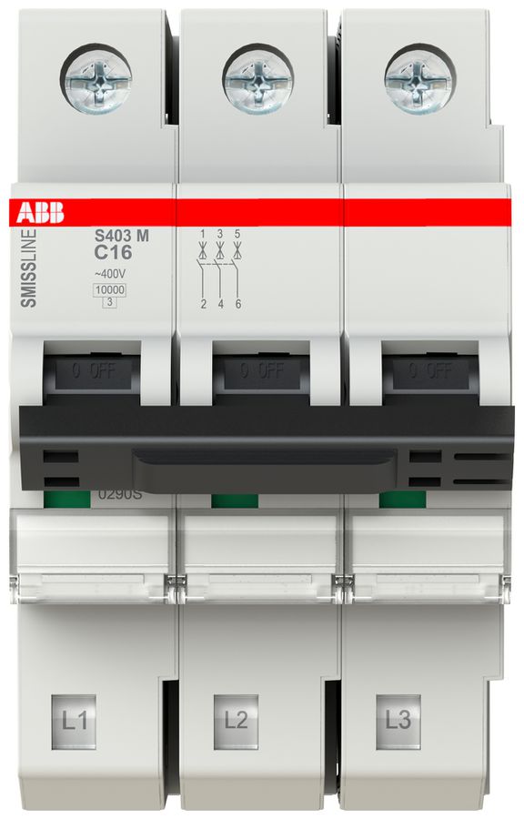 Disjoncteur SMISSLINE TP S 3×16A C 10kA
