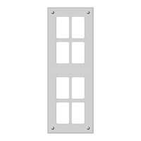 Montageplatte FH FLF 4×2 schwarz