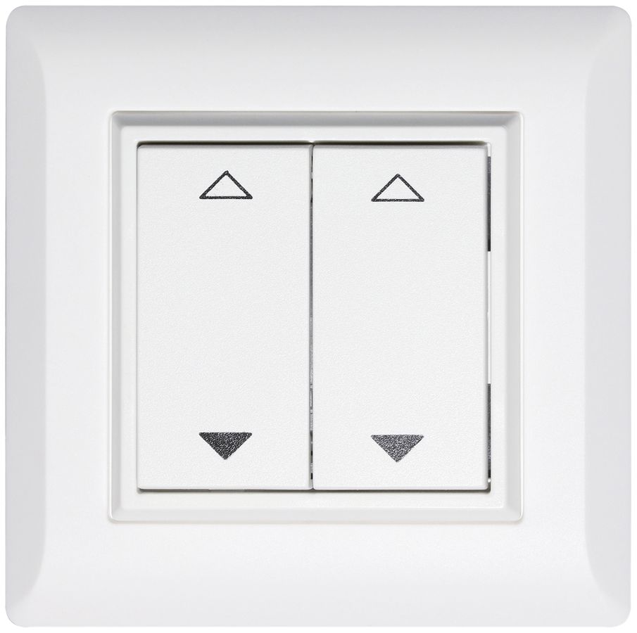 Poussoir RF AP ALADIN EnOcean kallysto.line, 2-fois, blanc, V/Λ