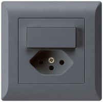 Combinazione INC A-R/1P+T13 antracite kallysto.line