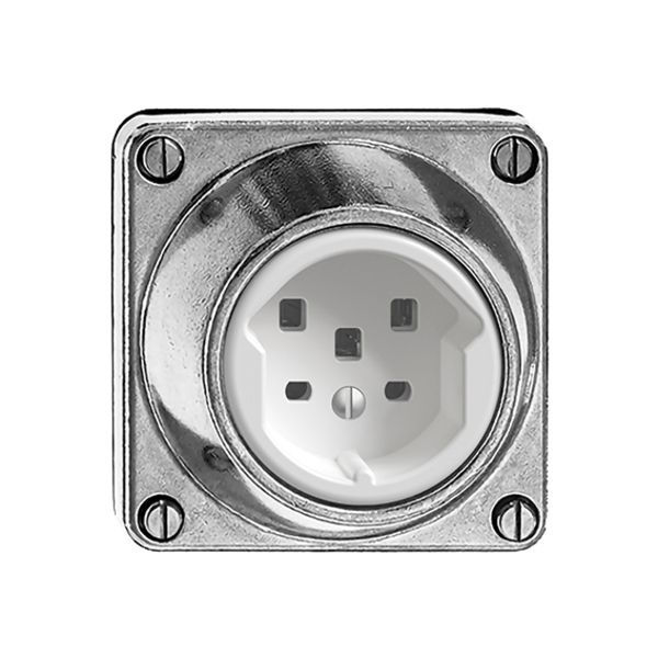 Prise hum.T25 16A Al nature avec bornes enfichable