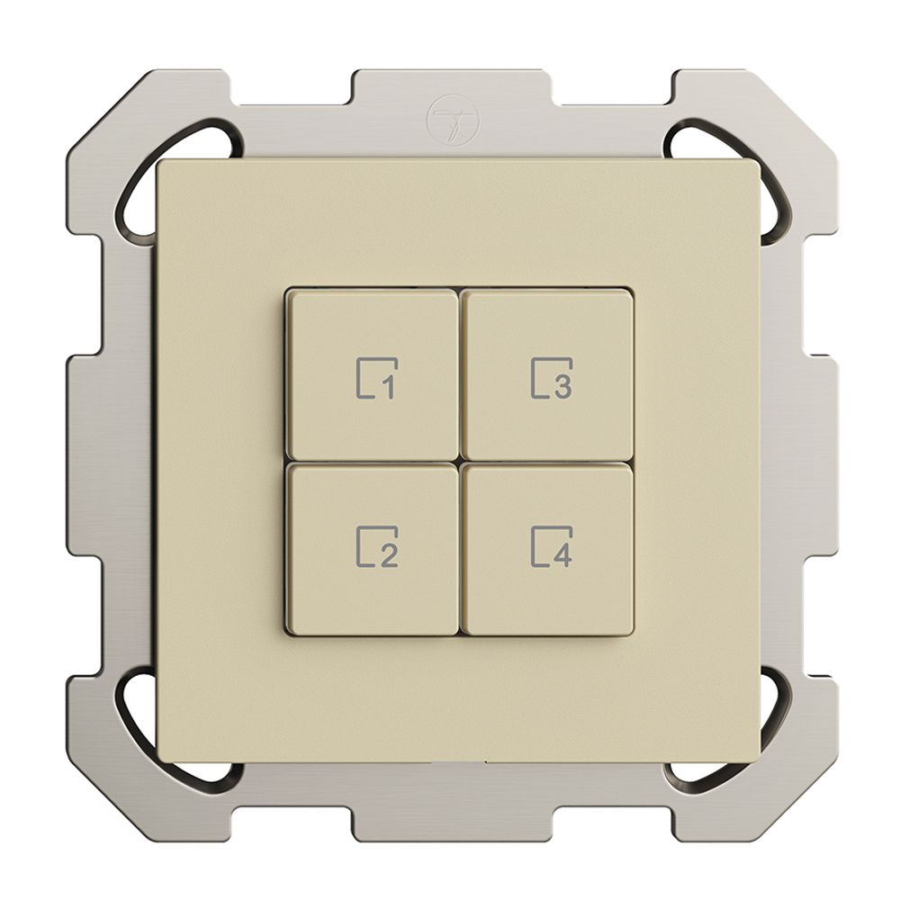 UP-Szenentaster 4 Szenen/4T Edue Wiser vanille